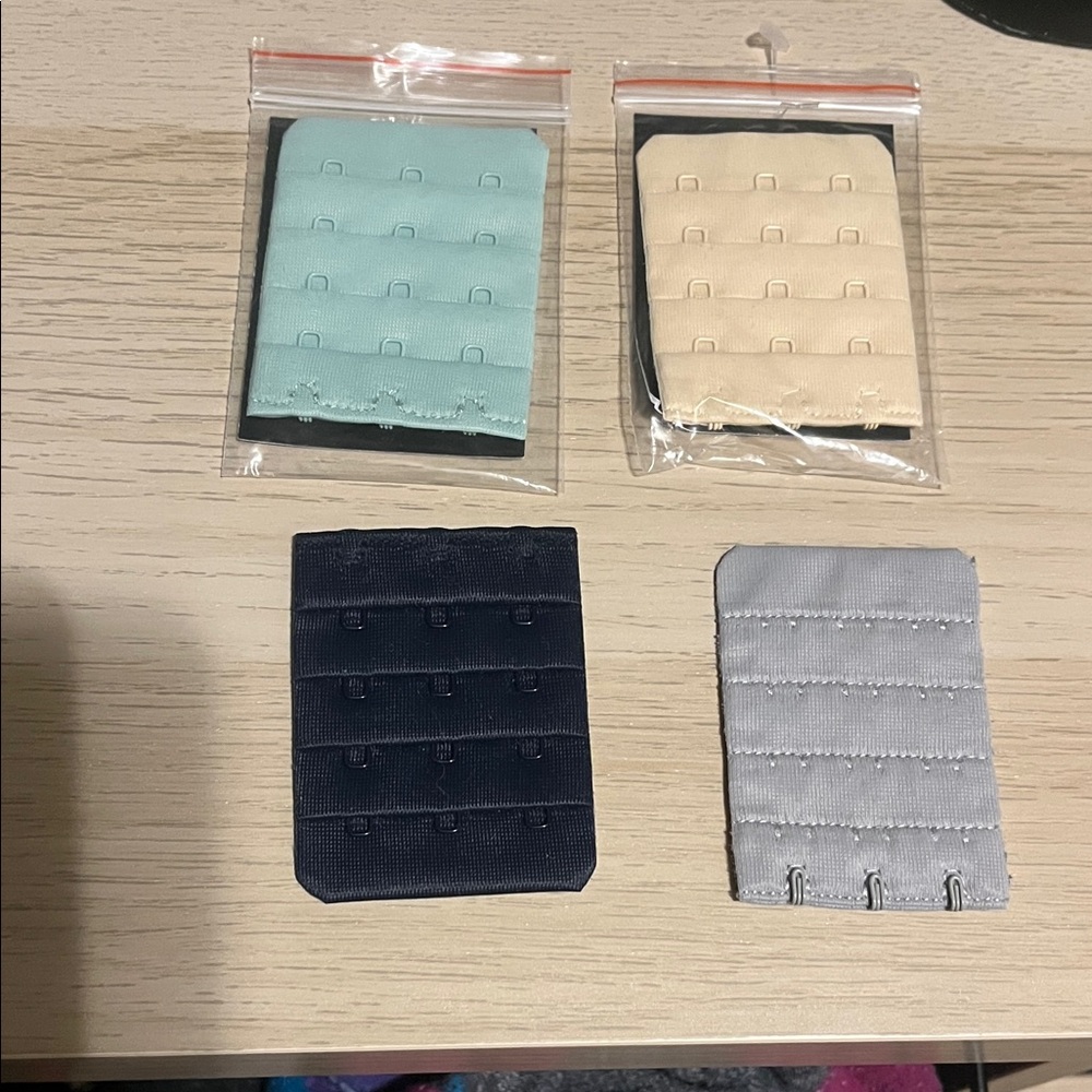 Bra Extender Pack - Navy, Mint, Beige, Gray